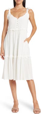 WISHLIST Tie Strap Tank Dress