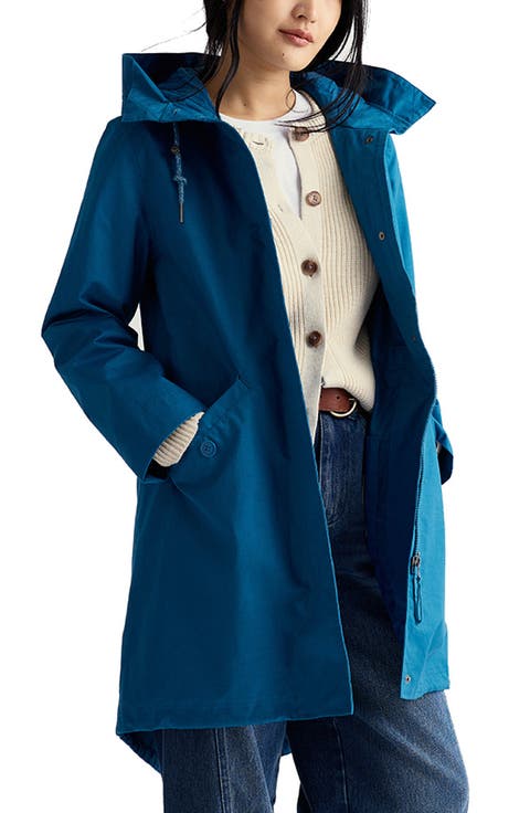 Seafaring Waterproof Linen & Cotton Hooded Coat