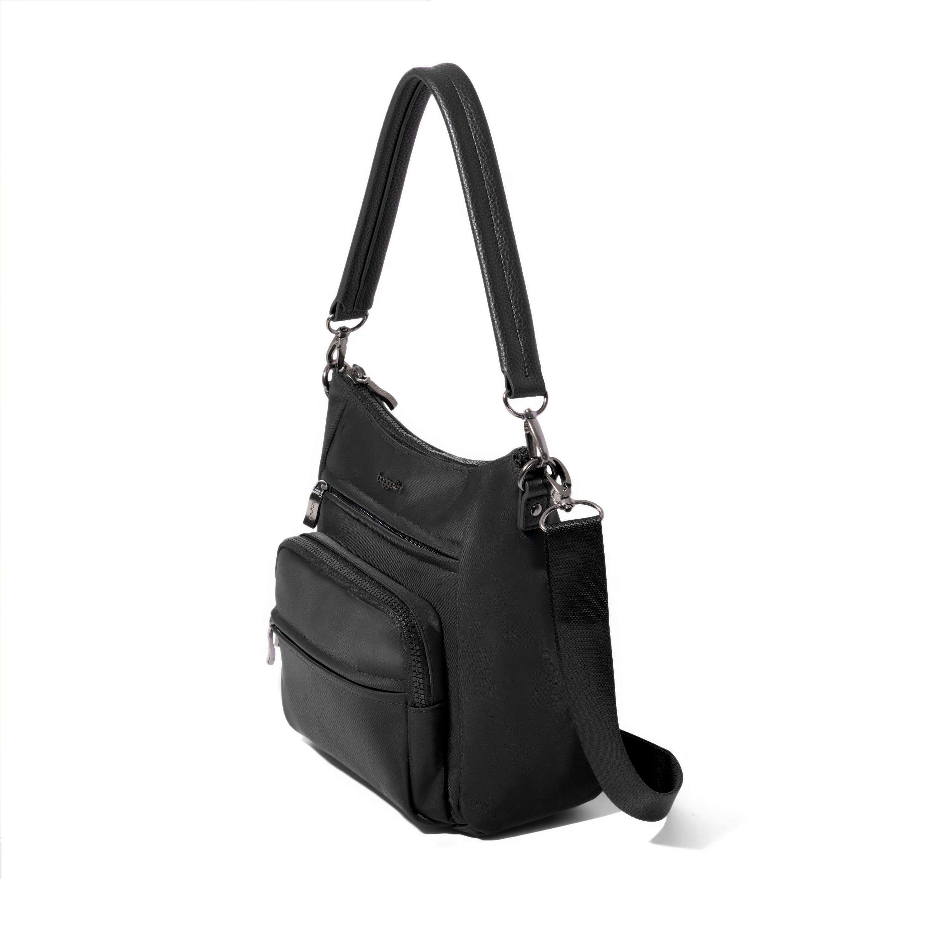 BAGGALLINI Nolita Convertible Crossbody, Alternate, color, Black Twill