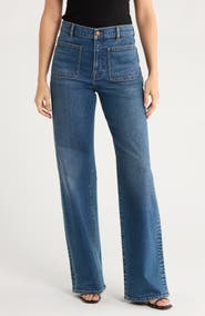 Madewell The Perfect Vintage Patch Pocket Wide Leg Jeans