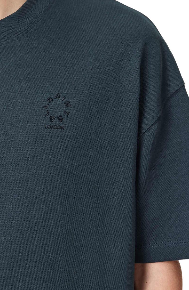 AllSaints Haven T-Shirt, Alternate, color, Moonstone Blue