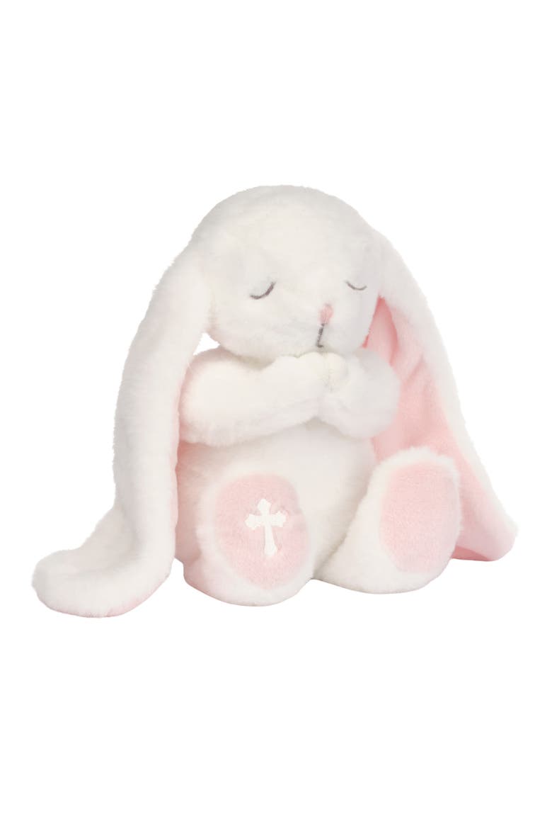 Heaven Sent Baptism Plush Bunny Stuffed Animal Toy - Precious, Alternate, color, White