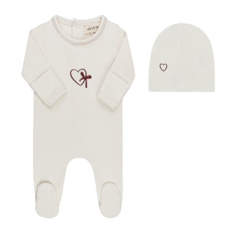 Heart & Star Collection - Footie & Beanie