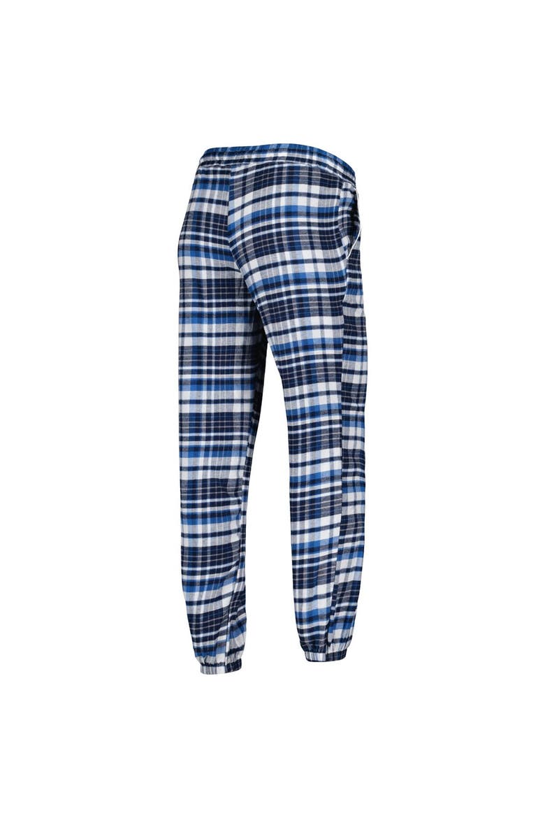 Women's Concepts Sport Deep Sea Blue Seattle Kraken Mainstay Flannel Pants, Alternate, color, Navy