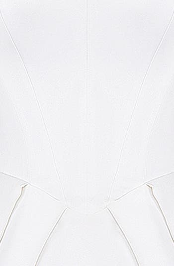 Noele Bow Strapless Satin Minidress