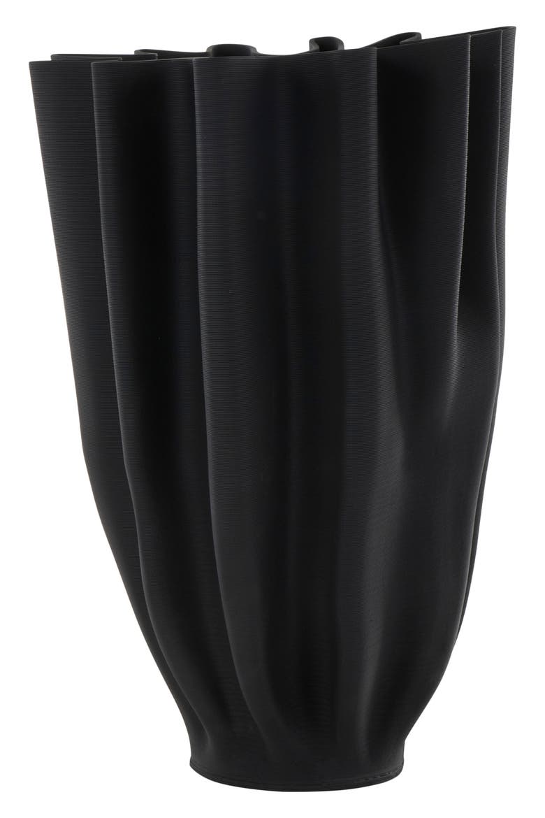 Ceramic Vase, Alternate, color, BLACK