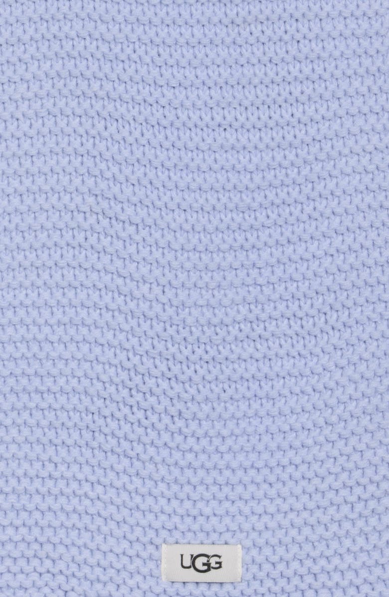 UGG<sup>®</sup> UGG Fringe Trim Knit Scarf, Alternate, color, Fresh Air