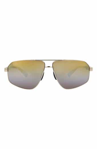 60mm Polarized Aviator Sunglasses
