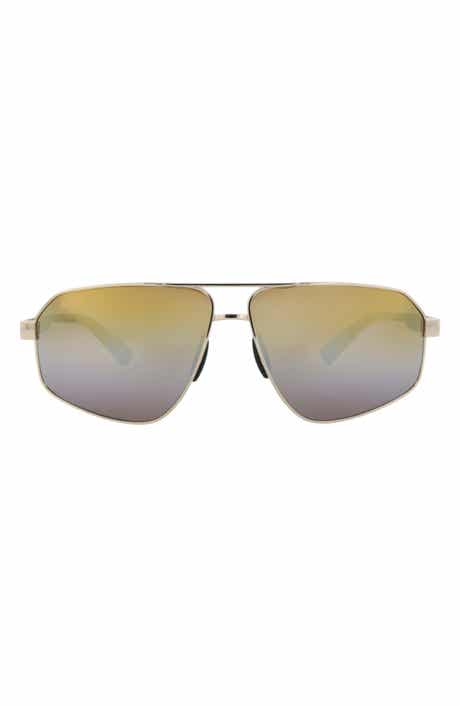 60mm Polarized Aviator Sunglasses
