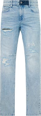 RtA Clayton Rip & Repair Skinny Jeans