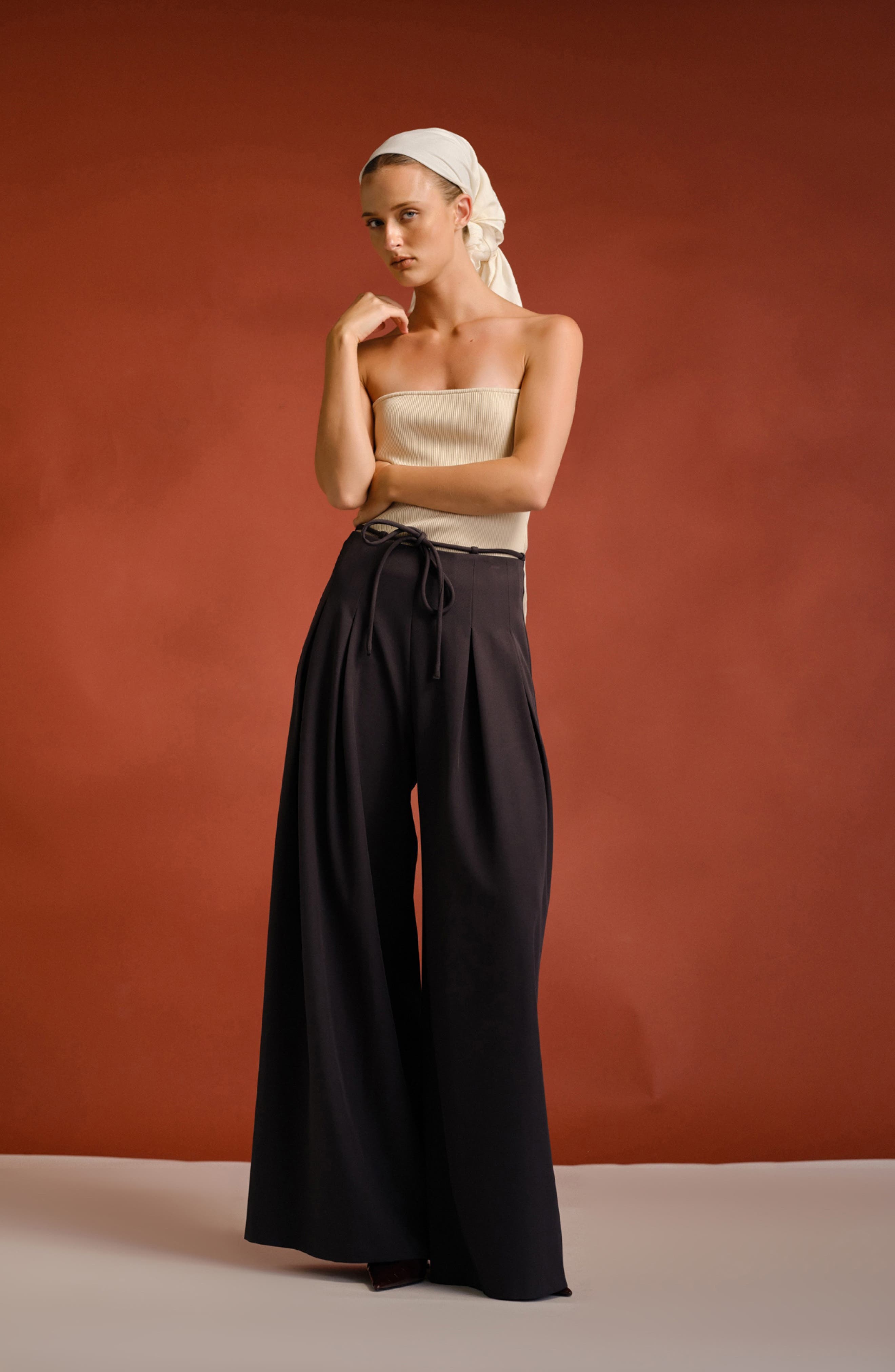 Endless Rose Pleated High Waist Wide Leg Pants (Women) | Nordstrom