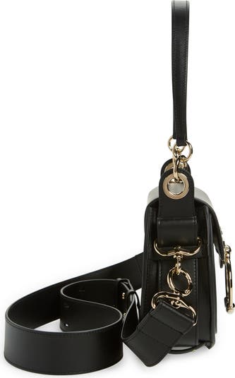 【Chloe】'Tess' crossbody bag black Handbag Review: Chloe Tess Black Leather and Suede Bag In