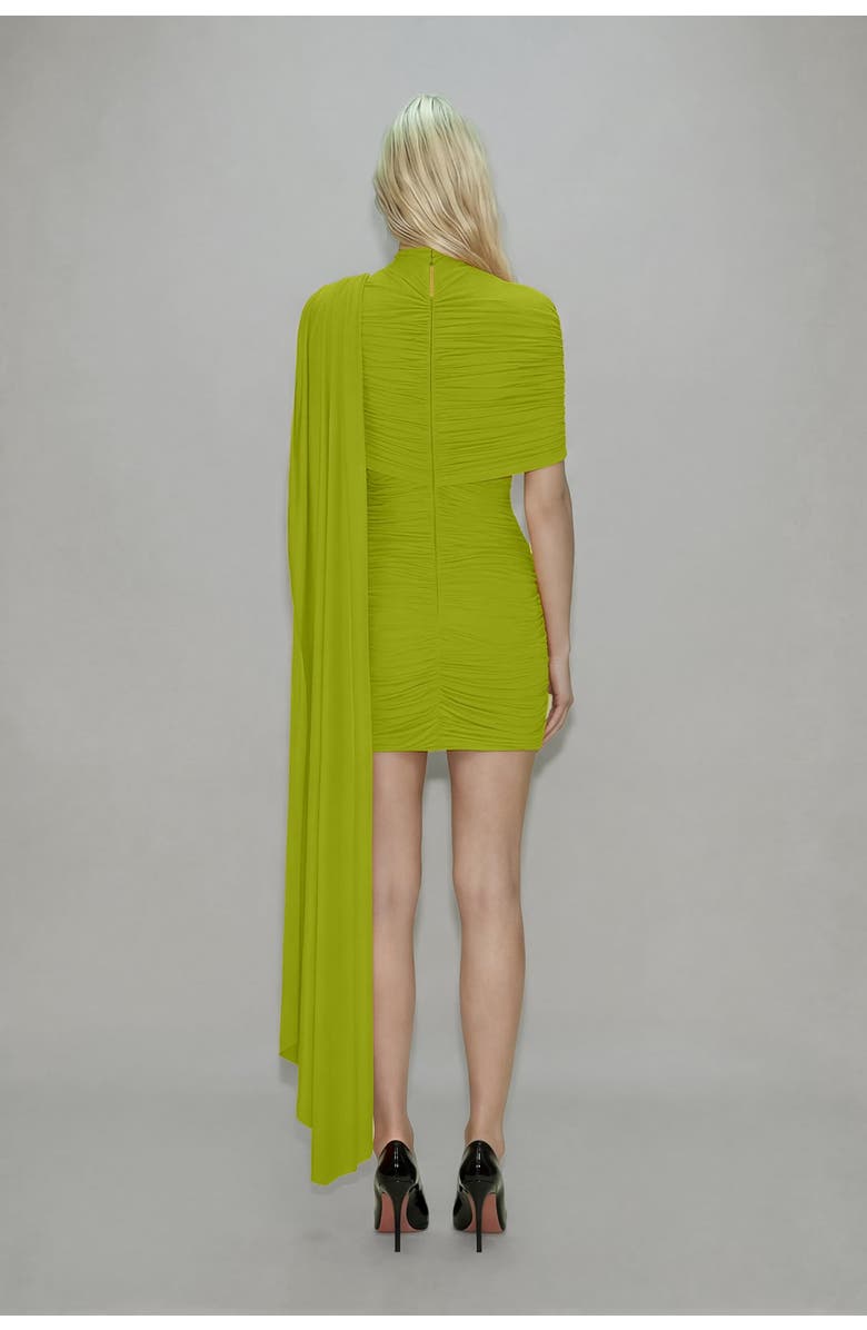 AtoÌr Elsie Mini Dress, Alternate, color, Chartreuse