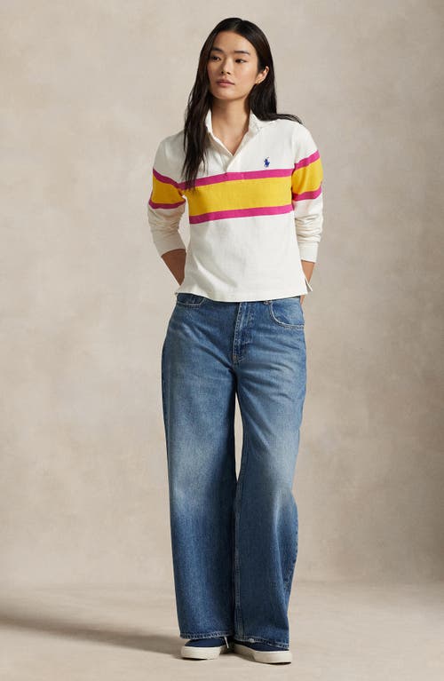 Polo Ralph Lauren Colorblock Cotton Rugby Shirt