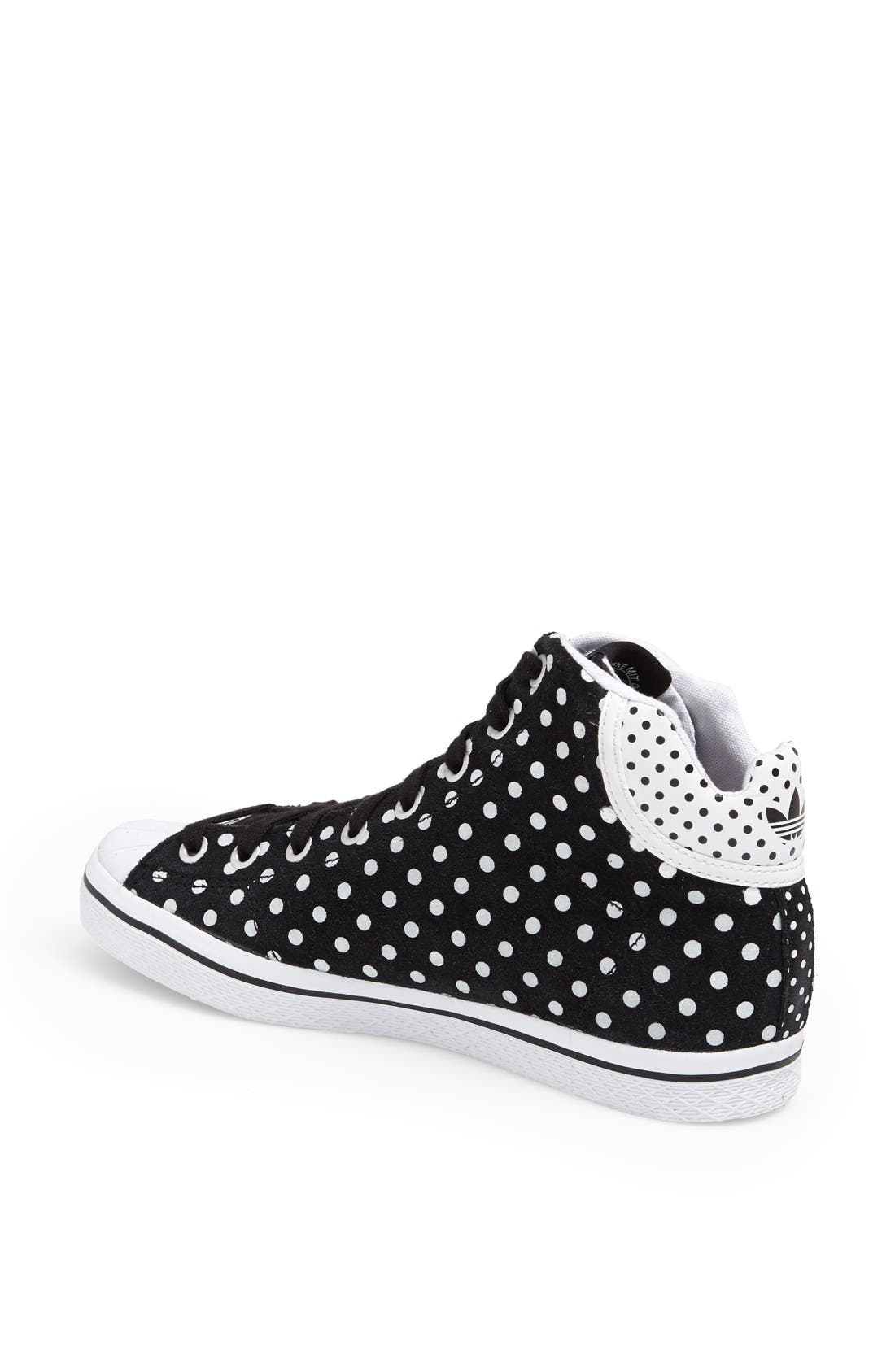 'Star' High Top Sneaker, Alternate, color, BLACK/ WHITE