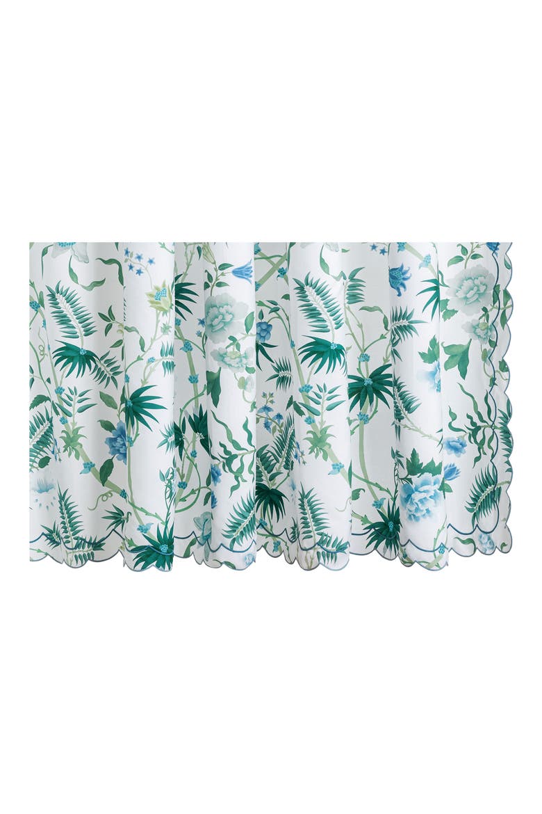 Palmyra Shower Curtain, Main, color, EMERALD