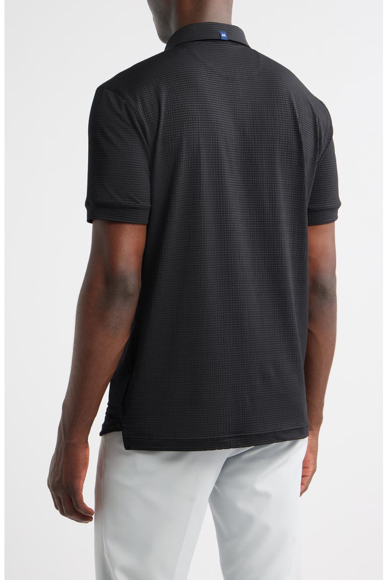 Copa Pinstripe Polo, Alternate, color, BLACK