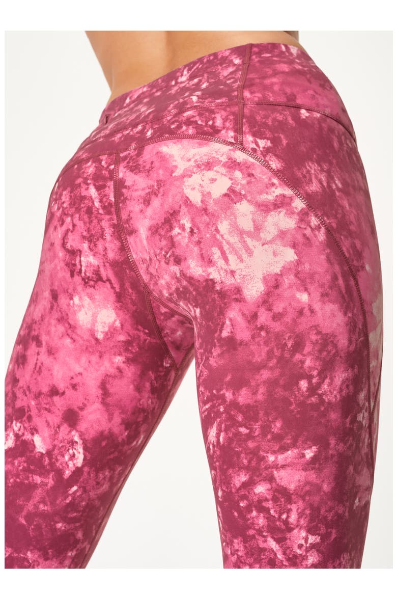 Power Pocket Workout 7/8 Leggings, Alternate, color, PINK TIE DYE PRINT