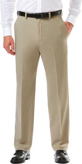 Haggar Men's Cool 18 Classic Fit Flat Front Pro Pant