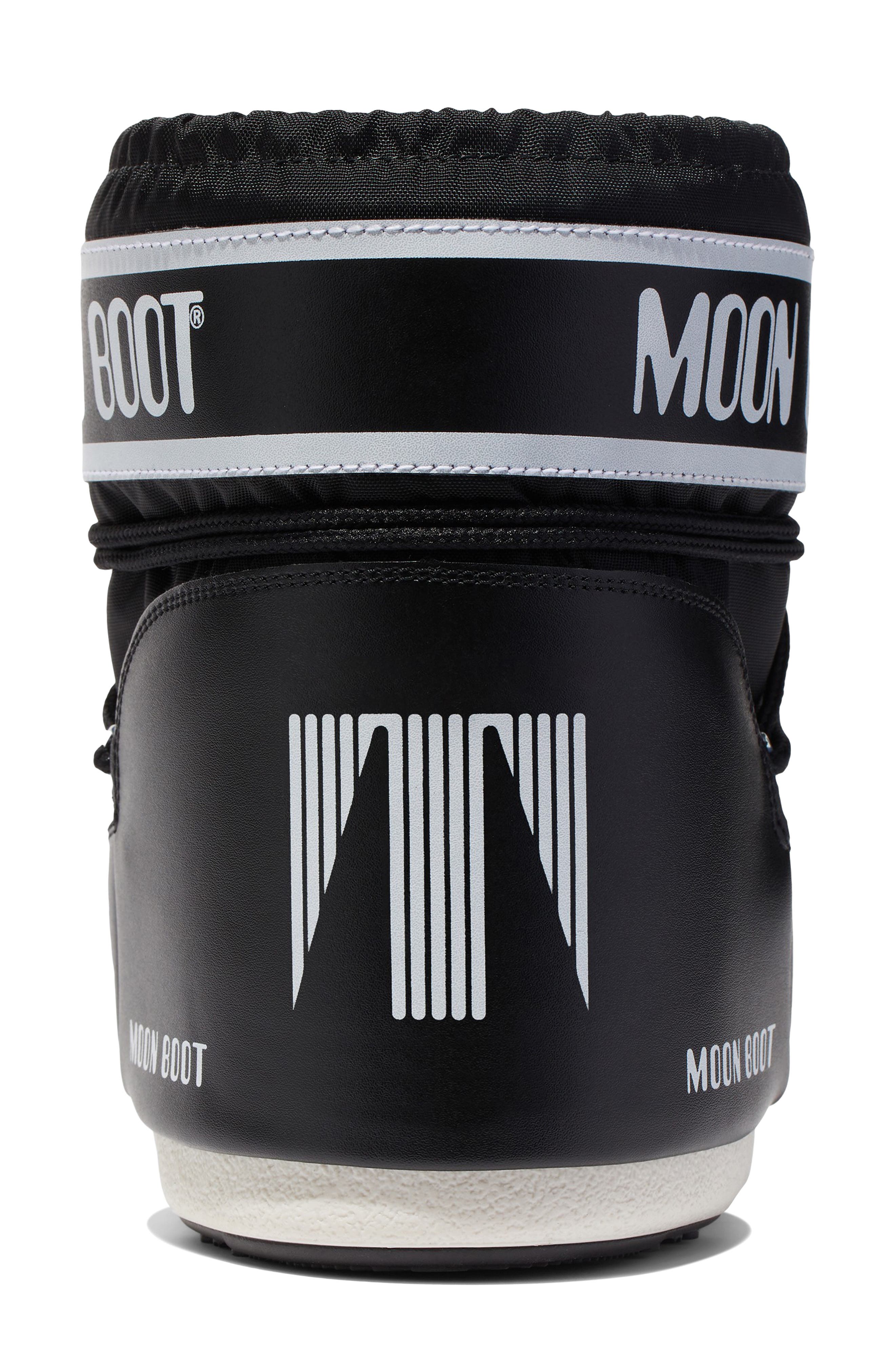 Moon Boot<sup>®</sup> Classic Low 2 Water Repellent Nylon Boot, Alternate, color, Black/ Black