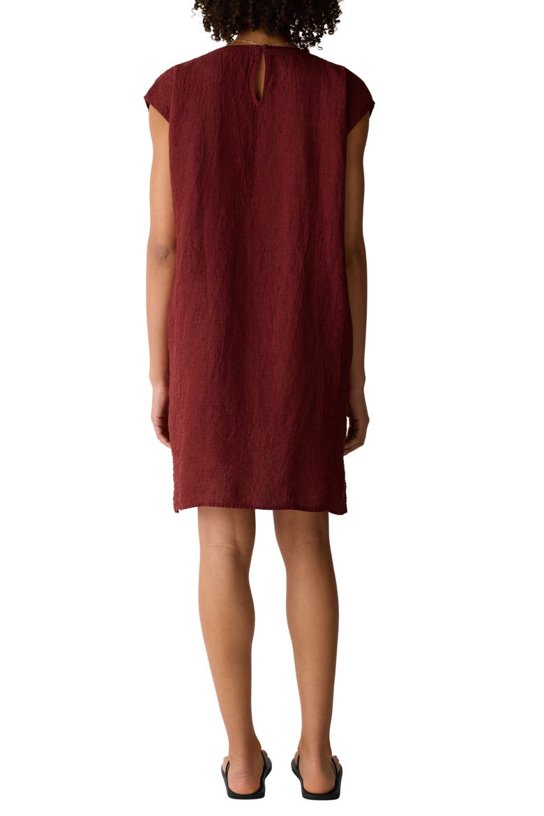 Linen Shift Dress, Alternate, color, SUN DRIED TOMATO