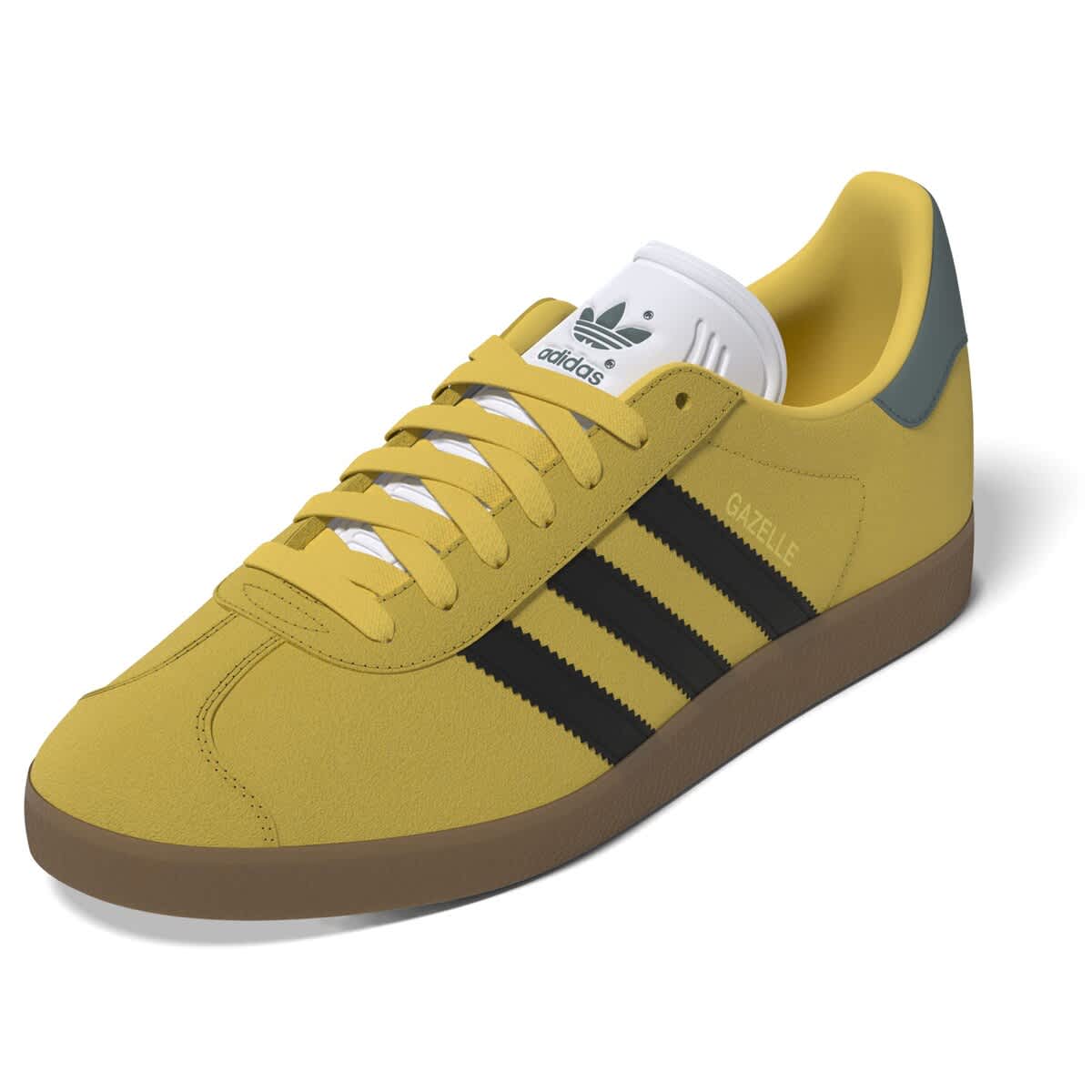 adidas Originals Men's adidas Originals Yellow Jamaica National Team Lifestyler Gazelle Shoes, Alternate, color, 