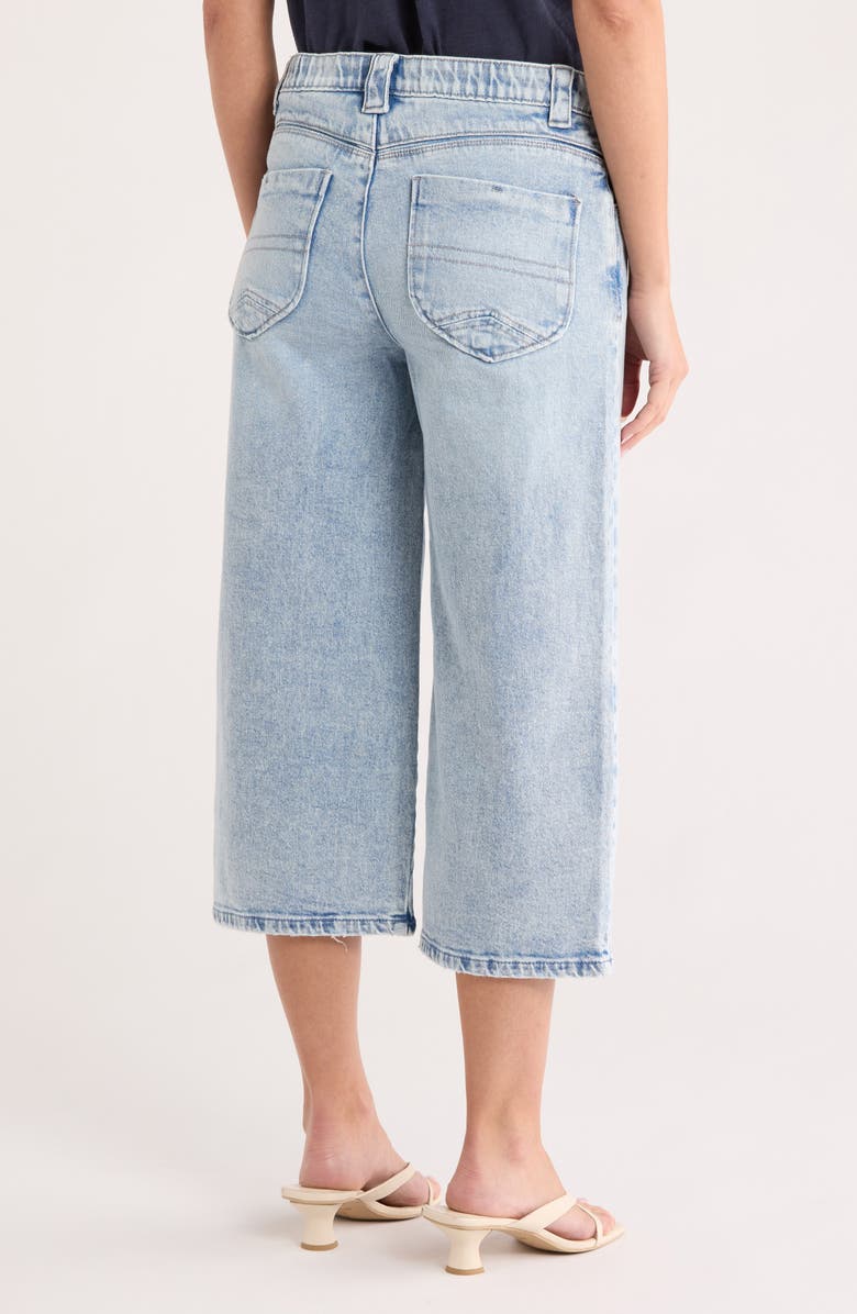 Democracy Relaxed Crop Capri Jeans, Alternate, color, Light Blue Artisanal