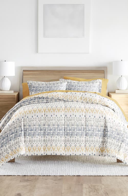 Homespun 7-piece Assorted Comforter Set In Mayan Stamp Gray