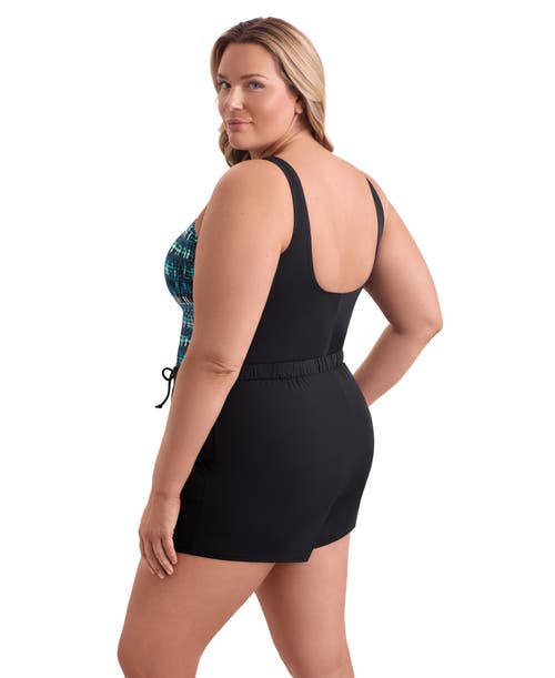 Shapesolver Sport Highneck Runaround Chlorine Resistant One-piece Swimsuit