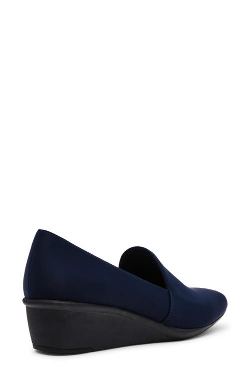 Anne Klein Wendell Wedge Pump In Blue