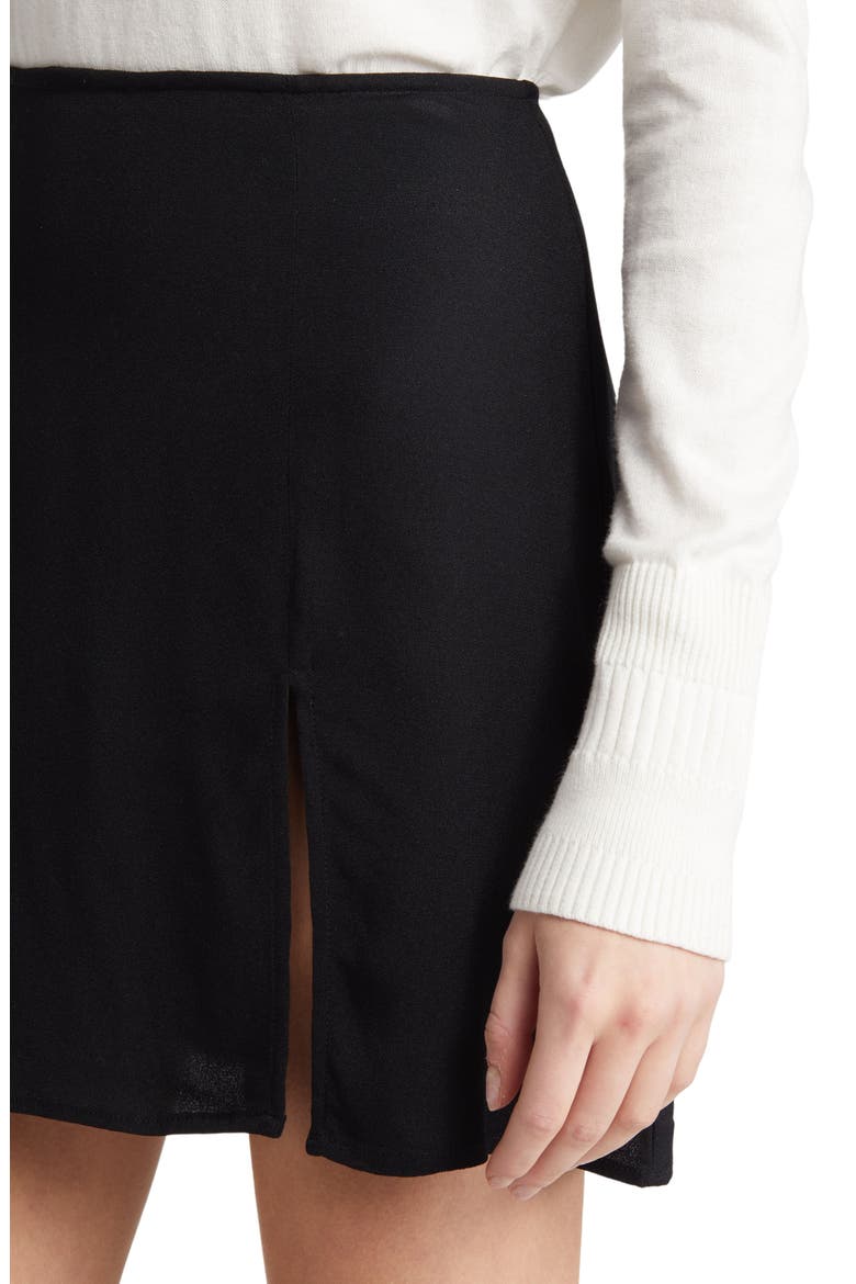 Margot Miniskirt, Alternate, color, BLACK