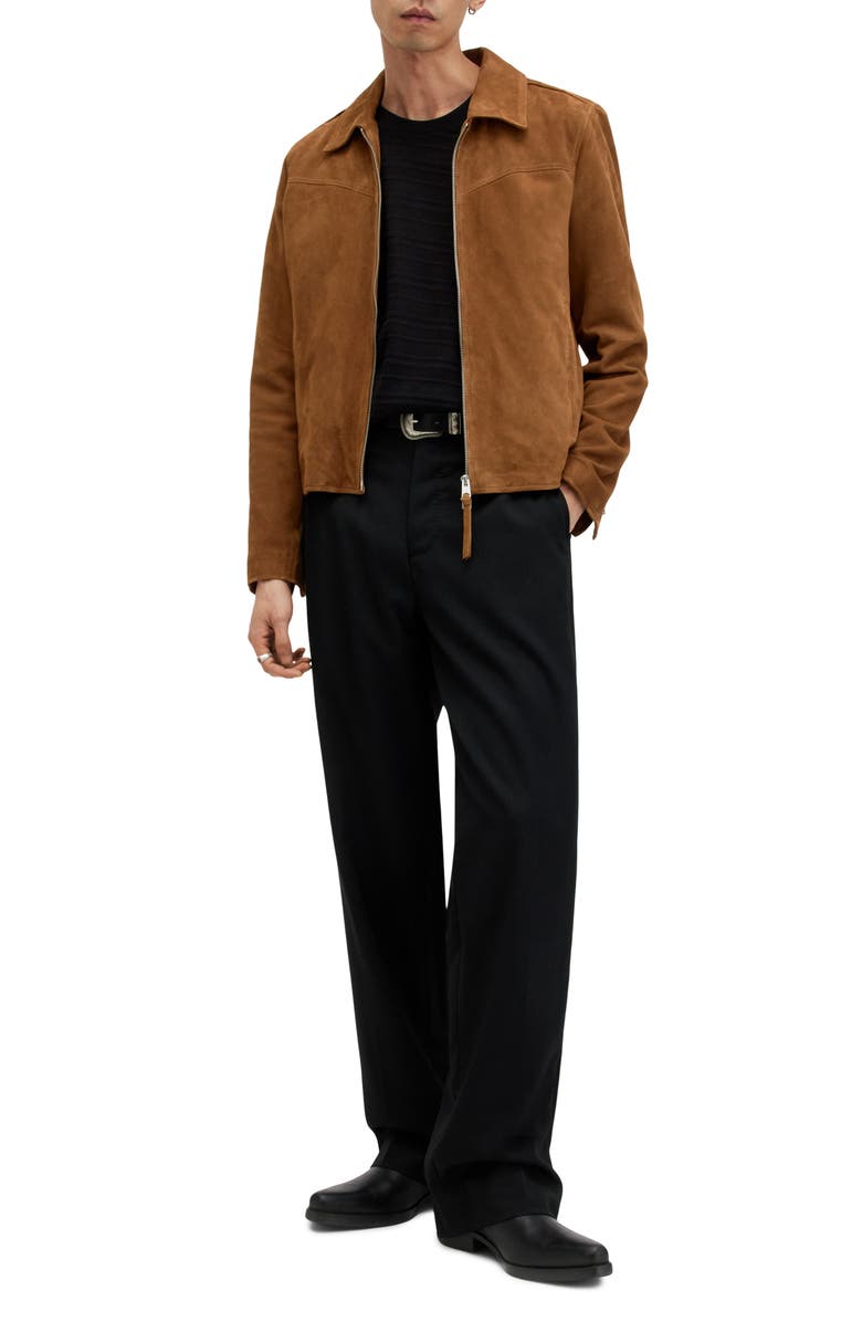 AllSaints Tanner Suede Jacket, Alternate, color, 