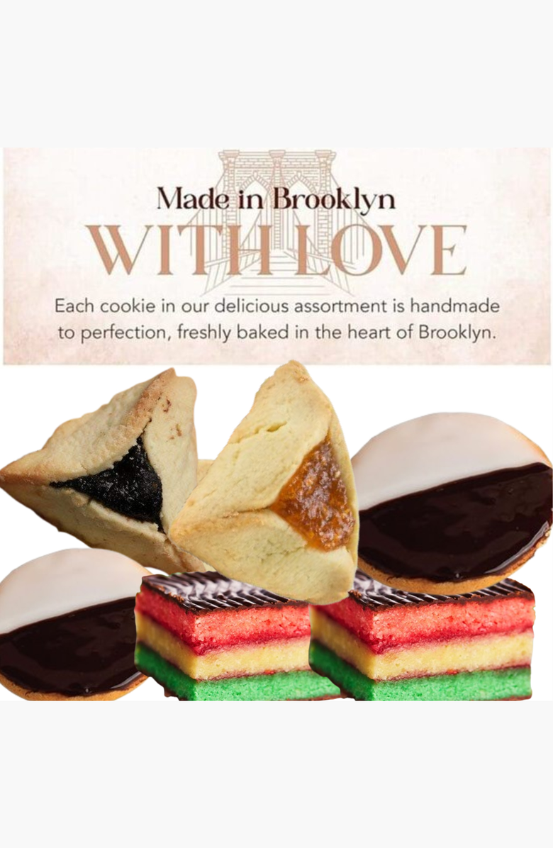 Lovery 38 Piece Assorted Food Basket with Cookies and Cake, Alternate, color, Multi