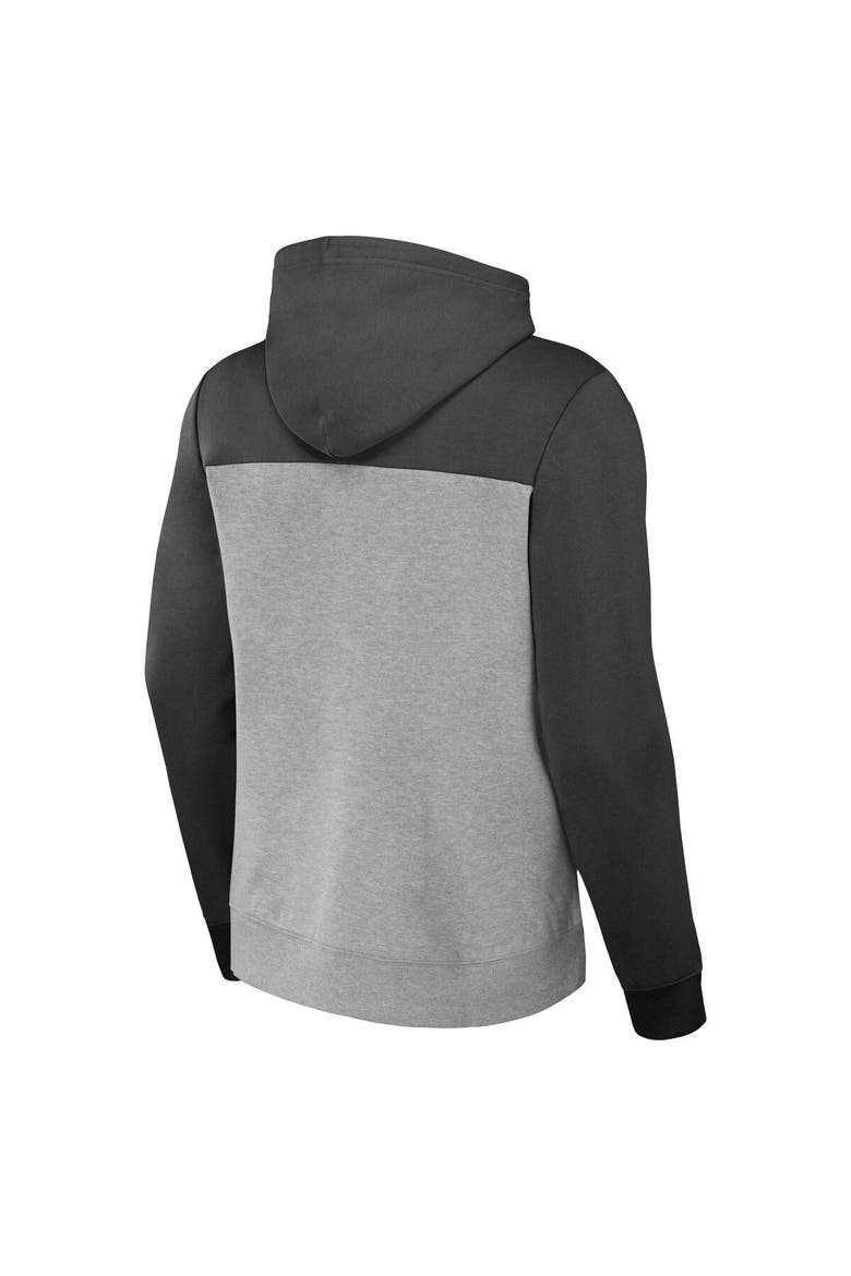 Men's NFL x Darius Rucker Collection by Fanatics Heather Gray Tampa Bay Buccaneers Color Blocked Pullover Hoodie, Alternate, color, Heather Gray