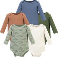 Hudson Baby Thermal Long Sleeve Bodysuits