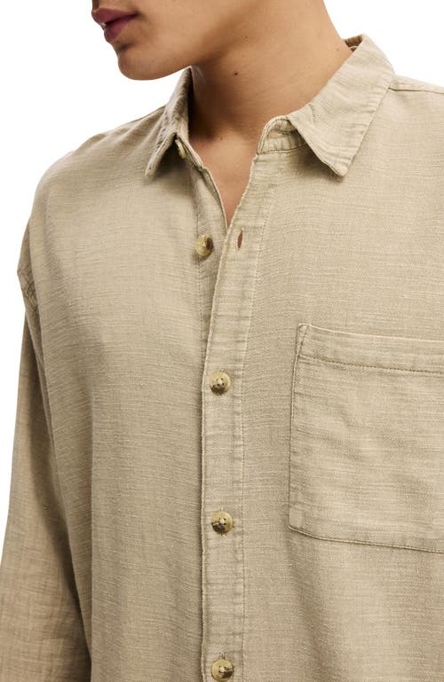 Cotton On Washed Long Sleeve Shirt In Multi