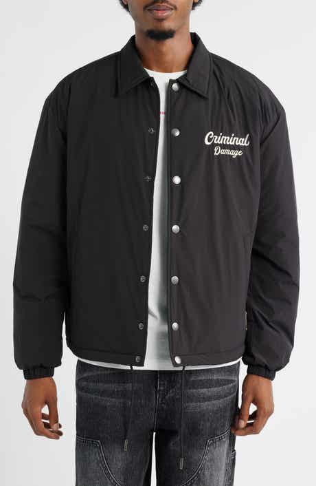 CRIMINAL DAMAGE Albany Embroidered Coach's Jacket