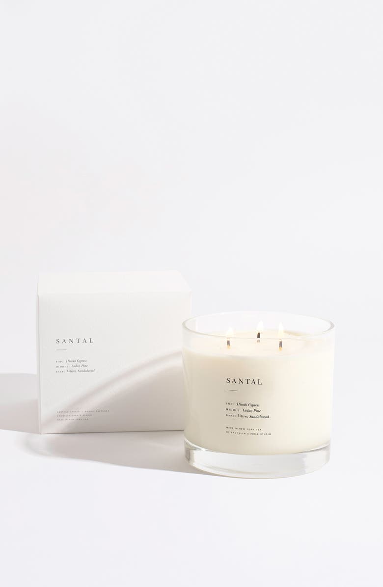 BROOKLYN CANDLE STUDIO Santal XL 3-Wick Candle, Alternate, color, 