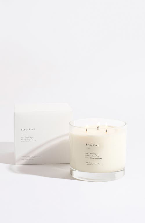 Brooklyn Candle Studio Santal Xl 3-wick Candle In Brown