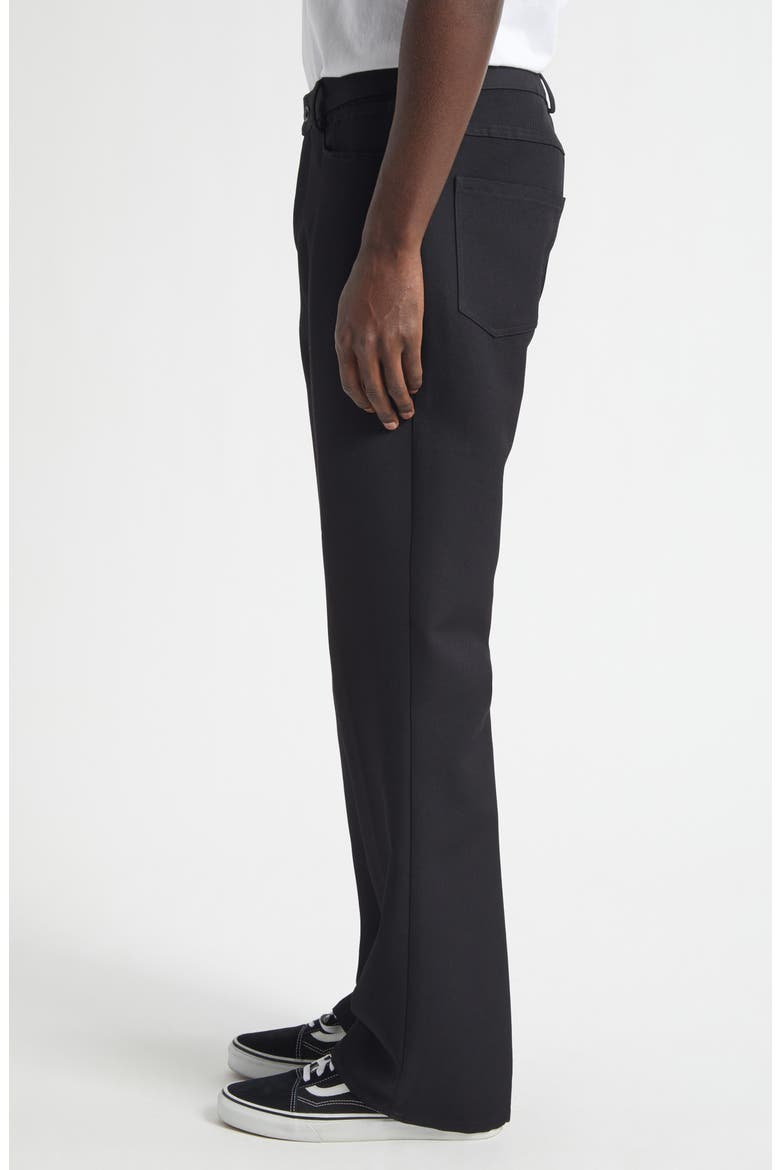 Corey Wool Blend Bootcut Pants, Alternate, color, BLACK