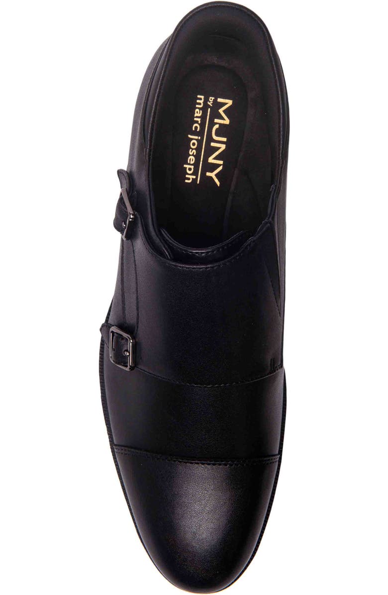 Marc Joseph New York Olive Street Double Monk Dress Oxford, Alternate, color, Black