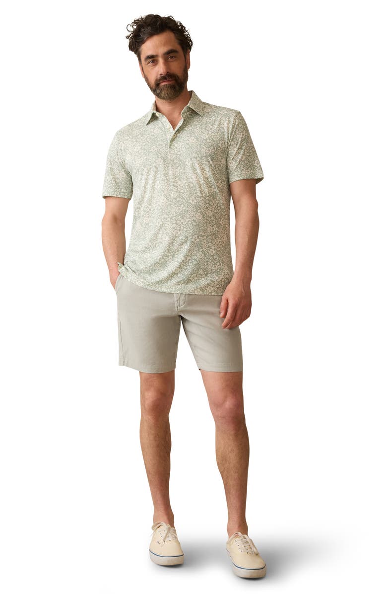 Faherty Movement Piqué Polo, Alternate, color, Dusty Sage Hilo