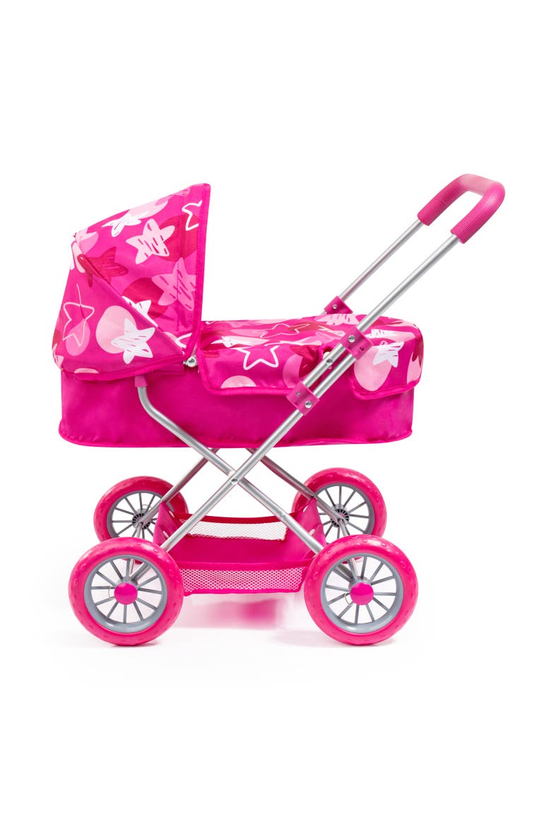 Pram Smarty Set 6 in 1 Modern Doll Stroller for Dolls Up to 18 Inch, Alternate, color, Pink