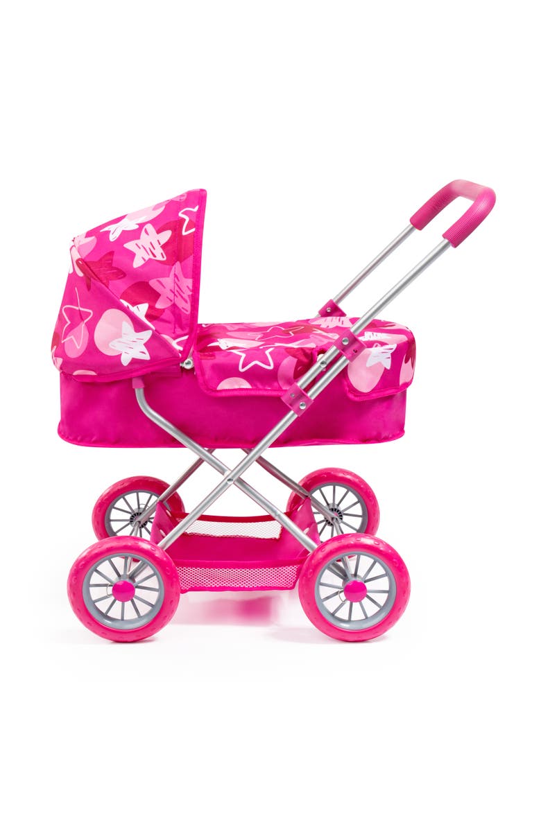 Bayer Pram Smarty Set 6 in 1 Modern Doll Stroller for Dolls Up to 18 Inch, Alternate, color, Pink