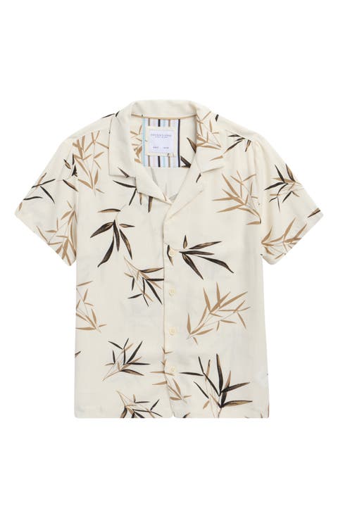 Kids' Frond Print Camp Shirt (Big Kid)