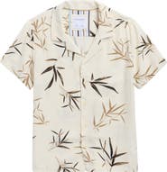 DENIM AND FLOWER Kids' Frond Print Camp Shirt