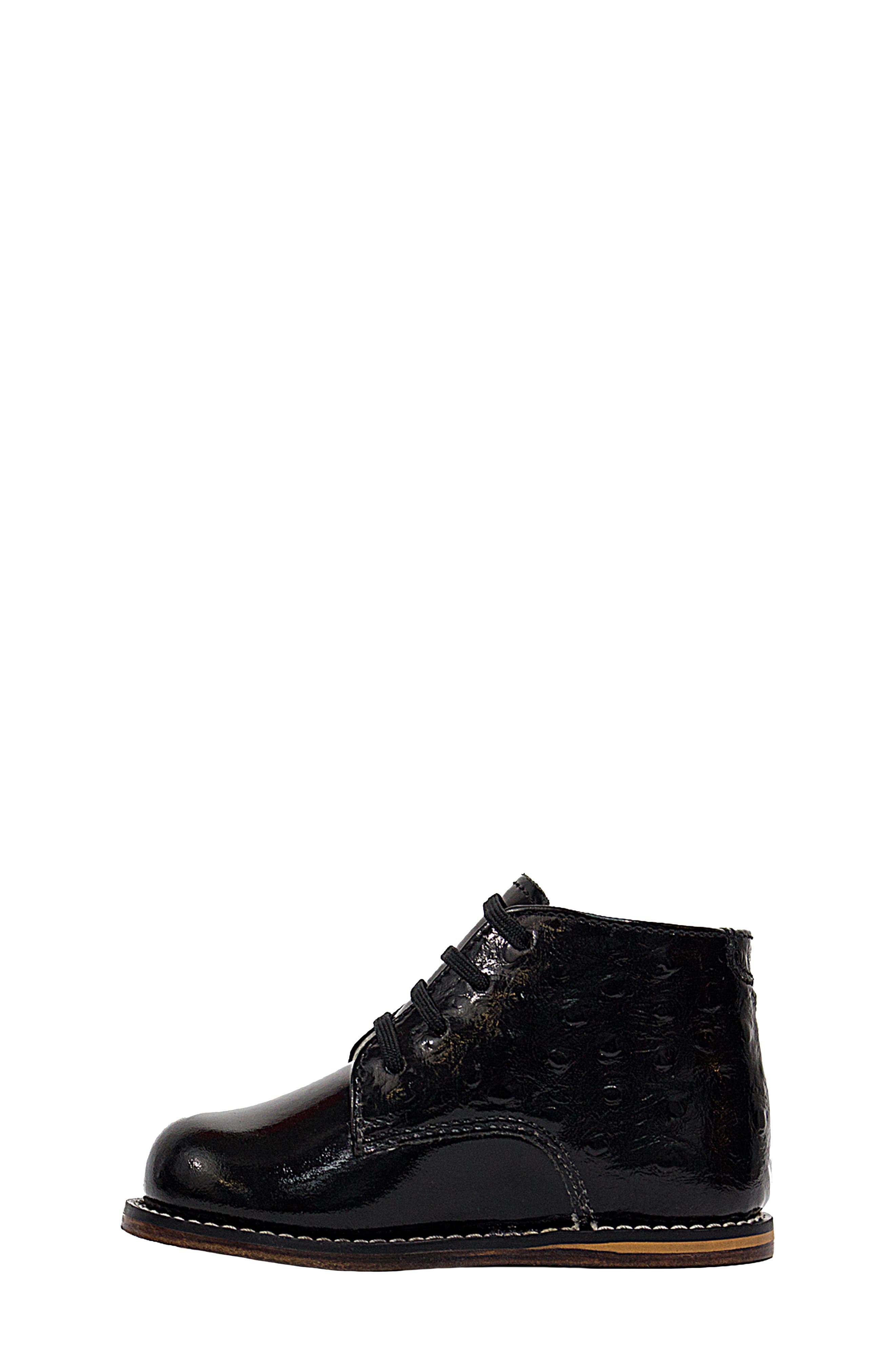 Kids' Lace-Up Boot, Alternate, color, BLACK