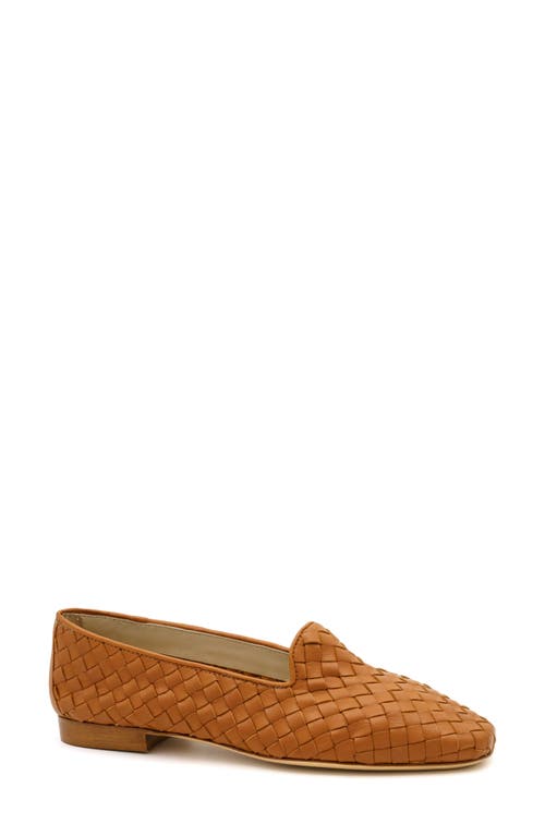 Amalfi By Rangoni Gastone Perforated Espadrille In Cuoio Stuoia Dama