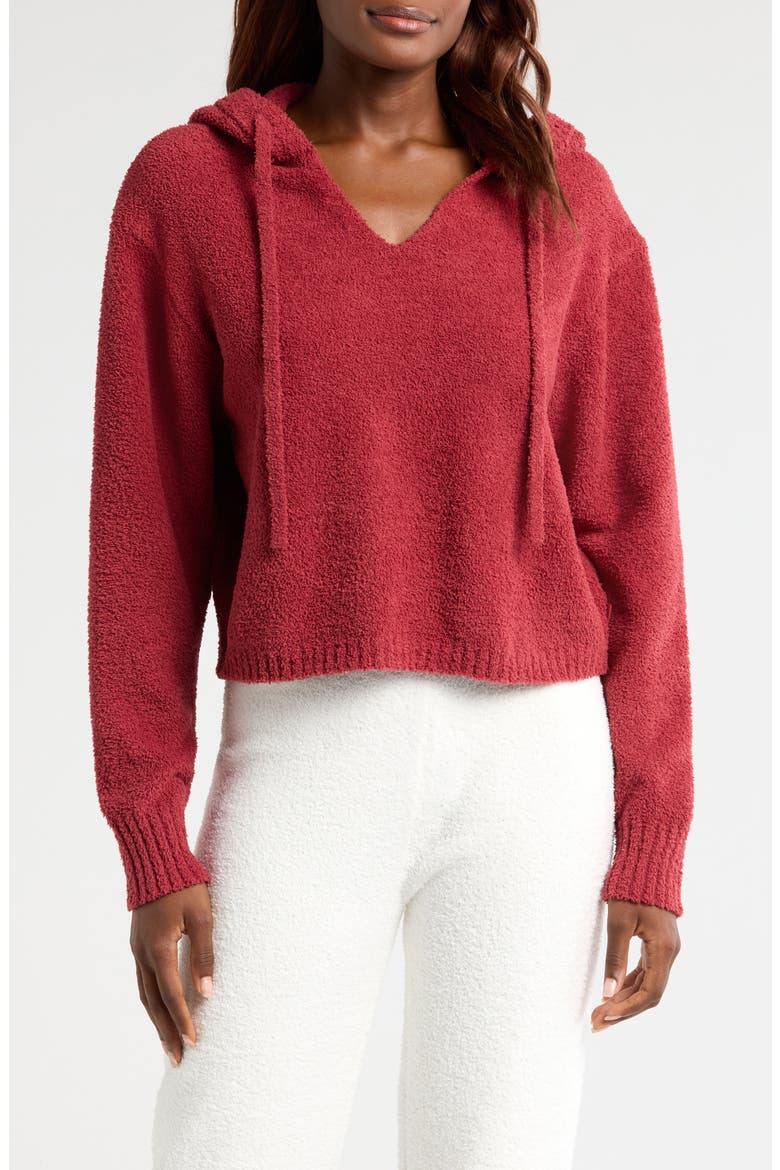 Marie Lounge Hoodie, Main, color, RUBIOUS