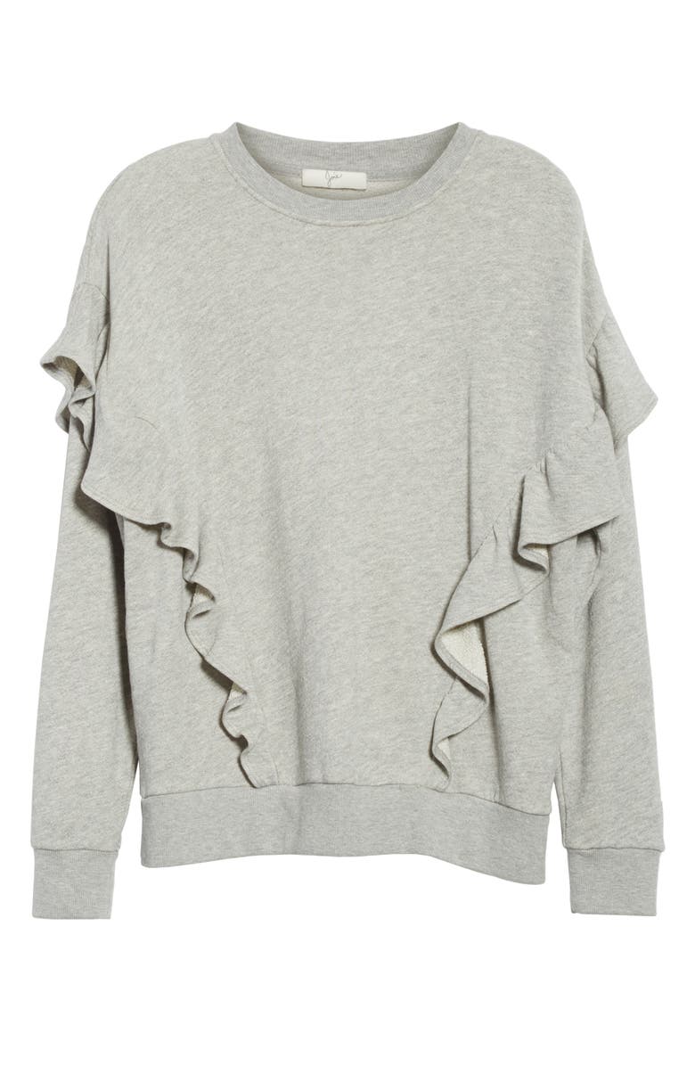 Joie Agnia Ruffle Sweatshirt, Alternate, color,